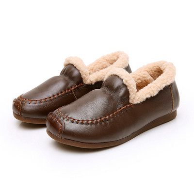 Sieviešu mokasīnu retro modelis ar oderi