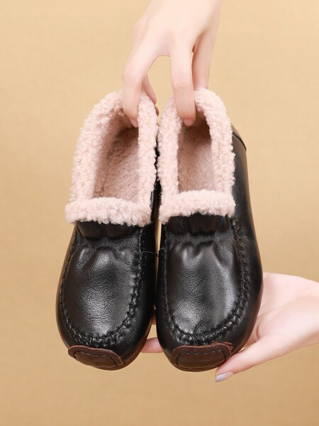 Sieviešu mokasīnu retro modelis ar oderi