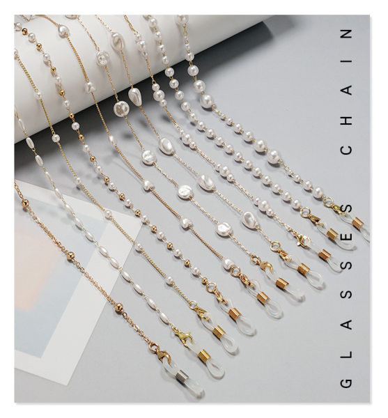 Szemüveglánc gyöngyökkel