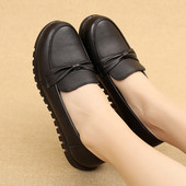 Γυναικεία μοκασίνια από οικολογικό δέρμα με επίπεδη σόλα