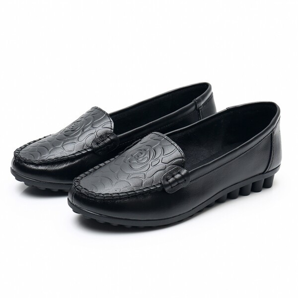 Γυναικεία μοκασίνια από οικολογικό δέρμα, casual μοντέλο