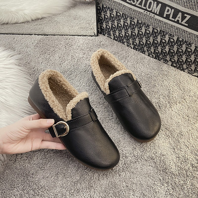 Γυναικεία χειμωνιάτικα μοκασίνια με φόδρα