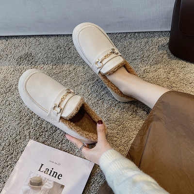 Γυναικεία χειμωνιάτικα μοκασίνια με φόδρα