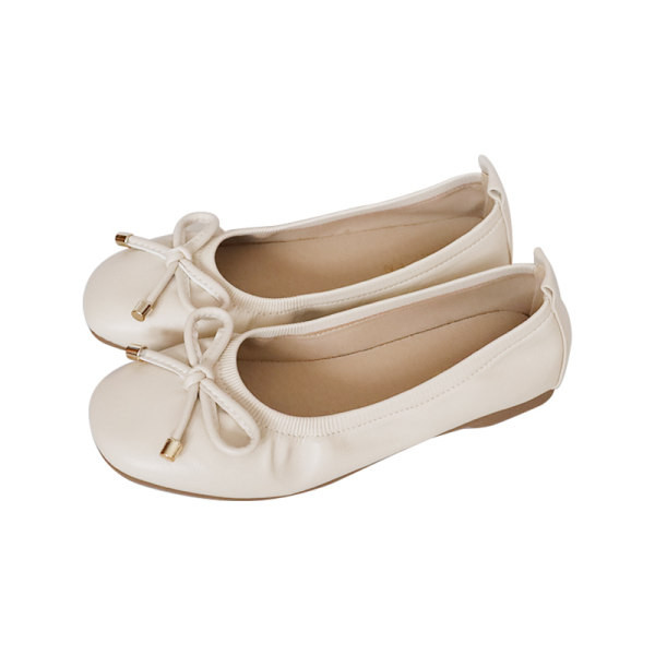 Έko δερμάτινα μοκασίνια με κορδέλα