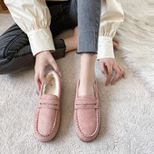 Sieviešu mokasīni - zamšādas ar oderi