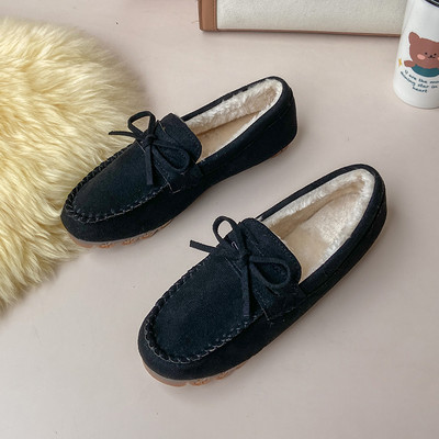 Sieviešu mokasīni - zamšādas ar oderi