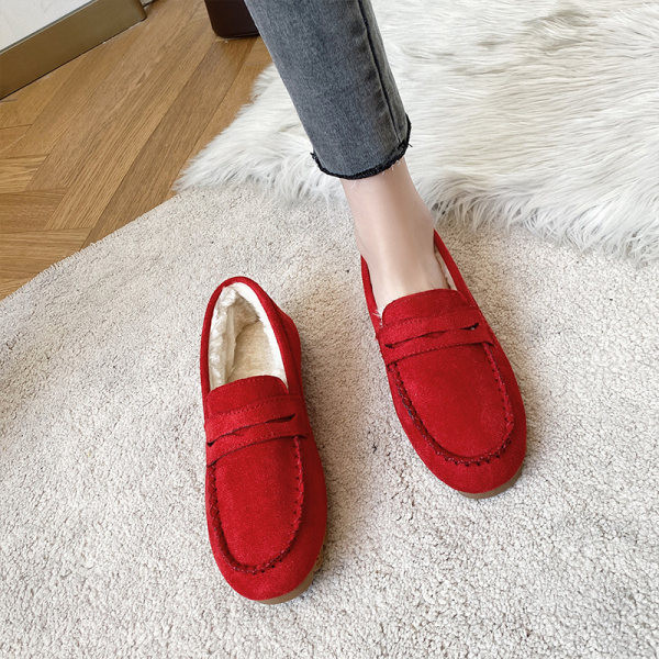 Sieviešu mokasīni - zamšādas ar oderi