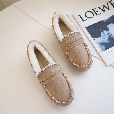 Jauna modeļa ziemas mokasīni no eko zamšādas ar biezu samta oderi