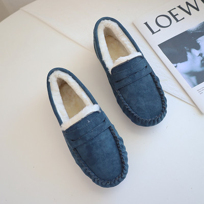 Jauna modeļa ziemas mokasīni no eko zamšādas ar biezu samta oderi