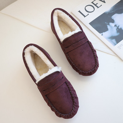 Jauna modeļa ziemas mokasīni no eko zamšādas ar biezu samta oderi