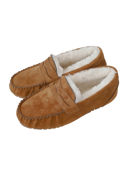 Jauna modeļa ziemas mokasīni no eko zamšādas ar biezu samta oderi