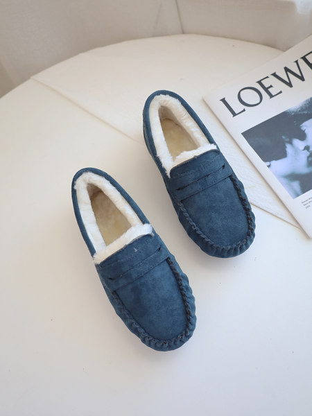 Jauna modeļa ziemas mokasīni no eko zamšādas ar biezu samta oderi