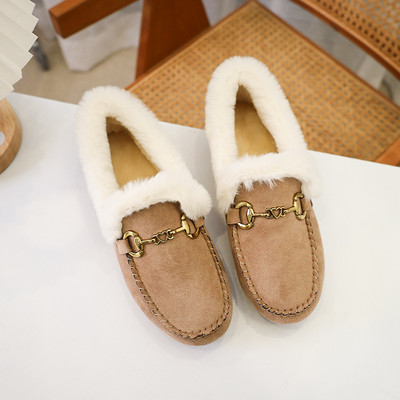 Ženske mokasine s postavom i kopčom