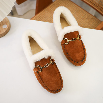 Ženske mokasine s postavom i kopčom