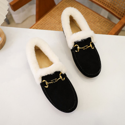 Ženske mokasine s postavom i kopčom