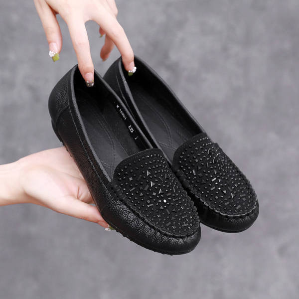 Női alkalmi műbőr naplopók kövekkel