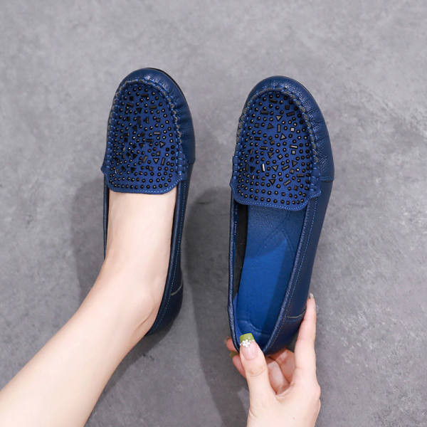 Női alkalmi műbőr naplopók kövekkel