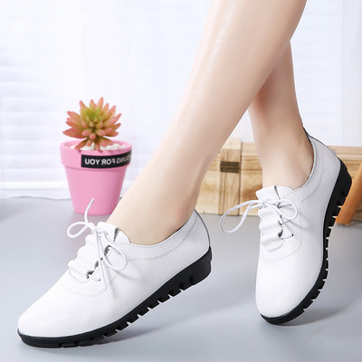 Női alkalmi fűzős Eco bőr cipők