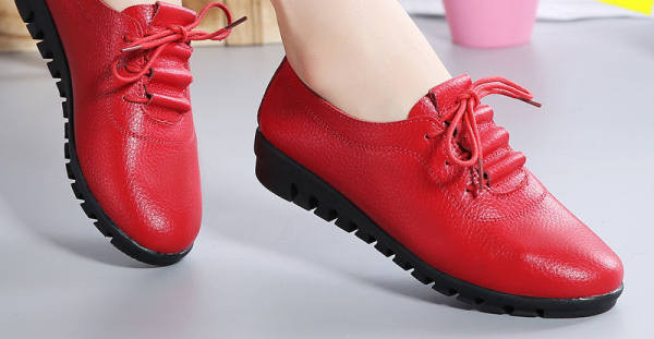 Női alkalmi fűzős Eco bőr cipők