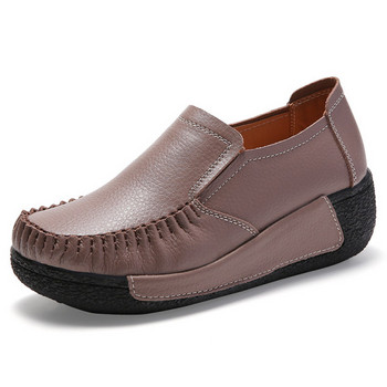 Дамски ежедневни обувки тип мокасини от еко кожа