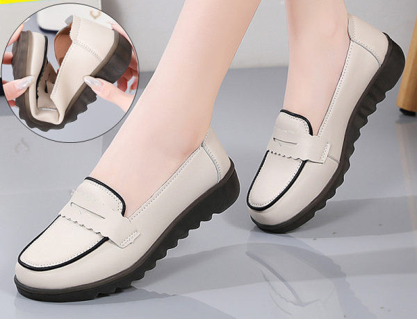 Γυναικεία casual - μοκασίνια σε τρία χρώματα