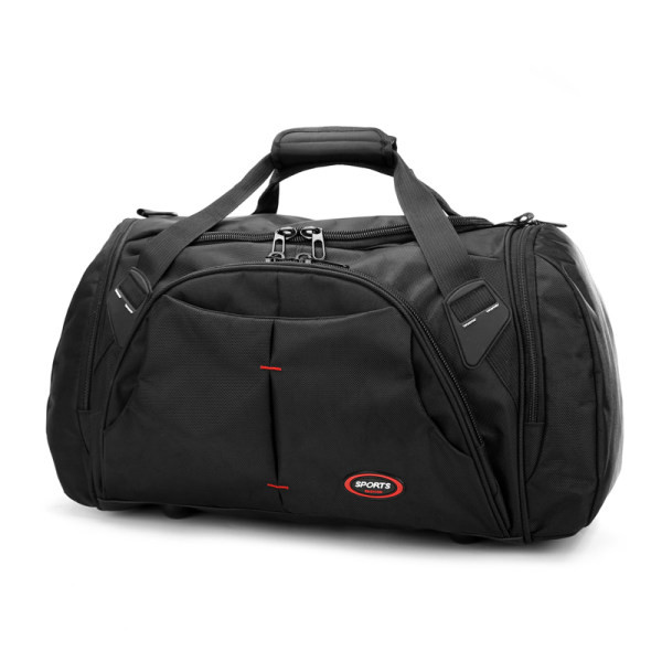 Pārnēsājama ceļojumu soma ar sānu kabatu un plecu rokturi