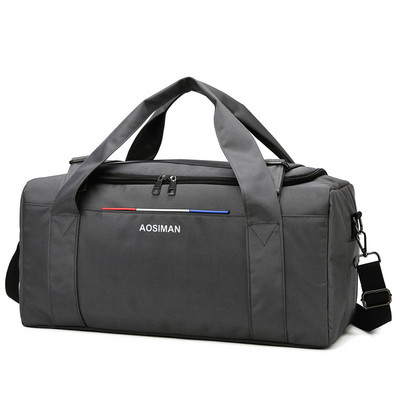 Ceļojumu tekstila soma ar garu rokturi