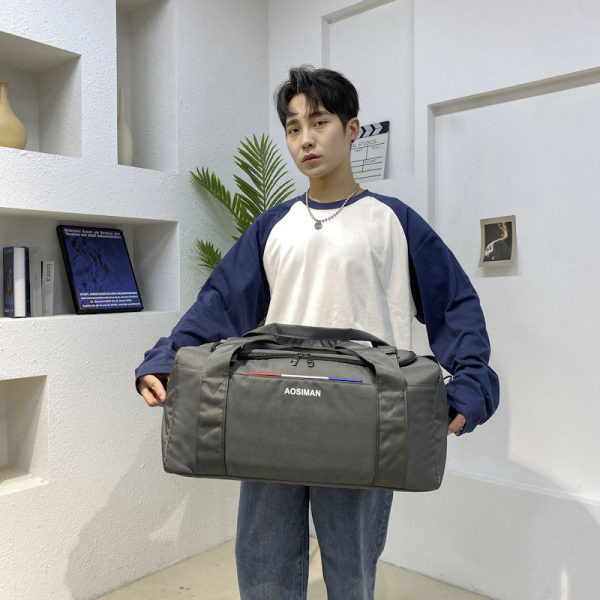 Ceļojumu tekstila soma ar garu rokturi