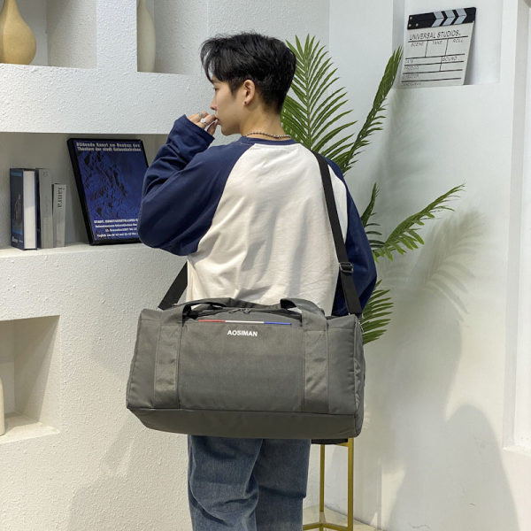 Ceļojumu tekstila soma ar garu rokturi