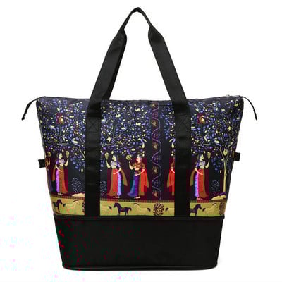 Hordozható női kézipoggyász cipzárral