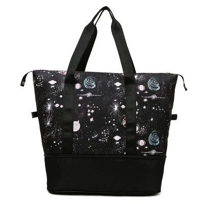 Hordozható női kézipoggyász cipzárral