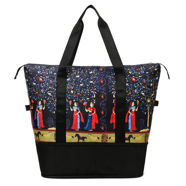 Hordozható női kézipoggyász cipzárral