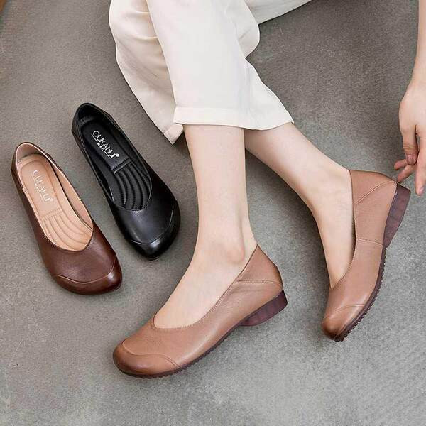 Moteriški trijų spalvų laisvalaikio mokasinai