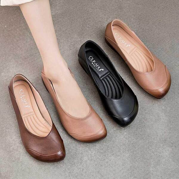 Moteriški trijų spalvų laisvalaikio mokasinai