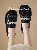 Sieviešu ikdienas apavi ar pērlēm