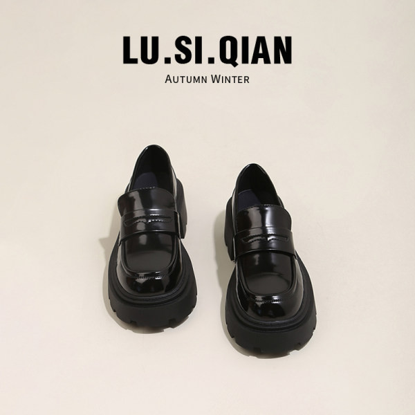 Öko bőr alkalmi cipő kerek modell nőknek