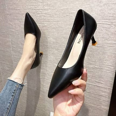 Modes smailas kurpes ar lenti un papēdi 5cm sievietēm