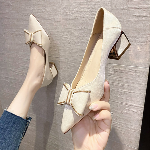 Modes smailas kurpes ar lenti un papēdi 5cm sievietēm