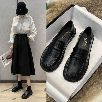 Дамски черни ежедневни обувки 