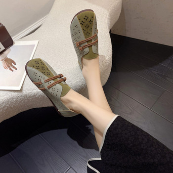 Ежедневни дамски обувки с равна подметка няколко цвята 