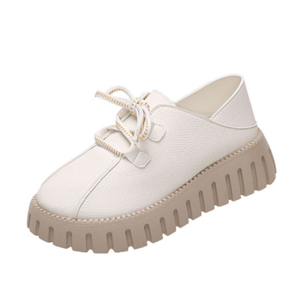 Γυναικεία παπούτσια από οικολογικό δέρμα - με κορδόνια