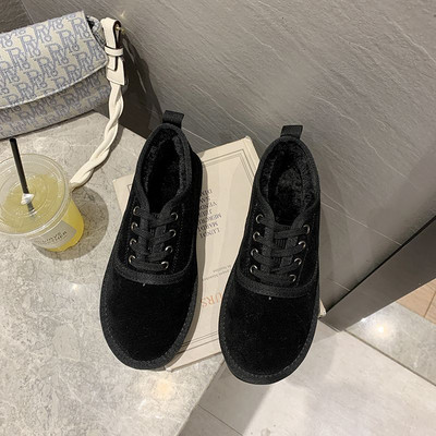 Χειμερινά παπούτσια Casual Lace Up Ζεστή φόδρα για γυναίκες