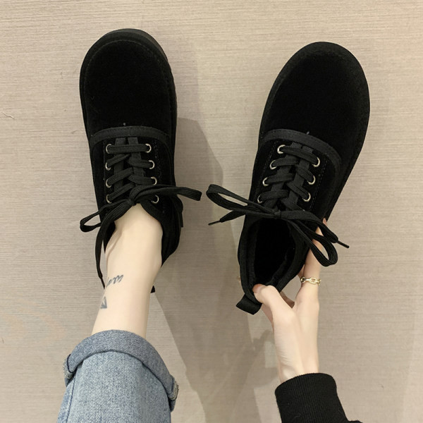 Χειμερινά παπούτσια Casual Lace Up Ζεστή φόδρα για γυναίκες