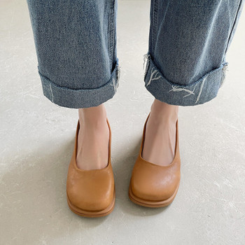 Дамски ежедневни обувки от еко кожа изчистен модел