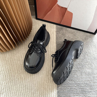 Γυναικεία casual παπούτσια πλατφόρμας με κορδόνια