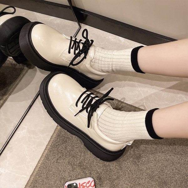 Γυναικεία casual παπούτσια πλατφόρμας με κορδόνια