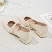 Sarkú és gyöngyös női alkalmi cipő