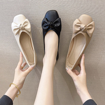 Дамски ежедневни обувки с панделка 