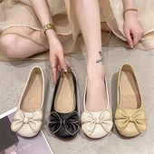 Női ekobőr alkalmi cipő szalaggal