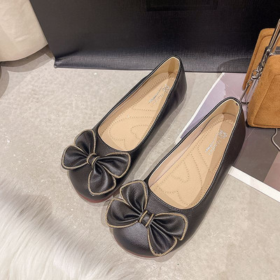 Női ekobőr alkalmi cipő szalaggal